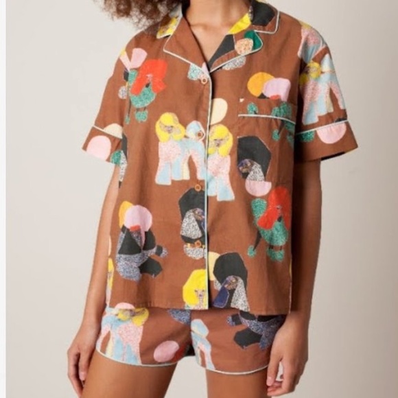 Rachel Antonoff Other - Rachel Antonoff Ari Poodle Pajama PJ Set Size XL